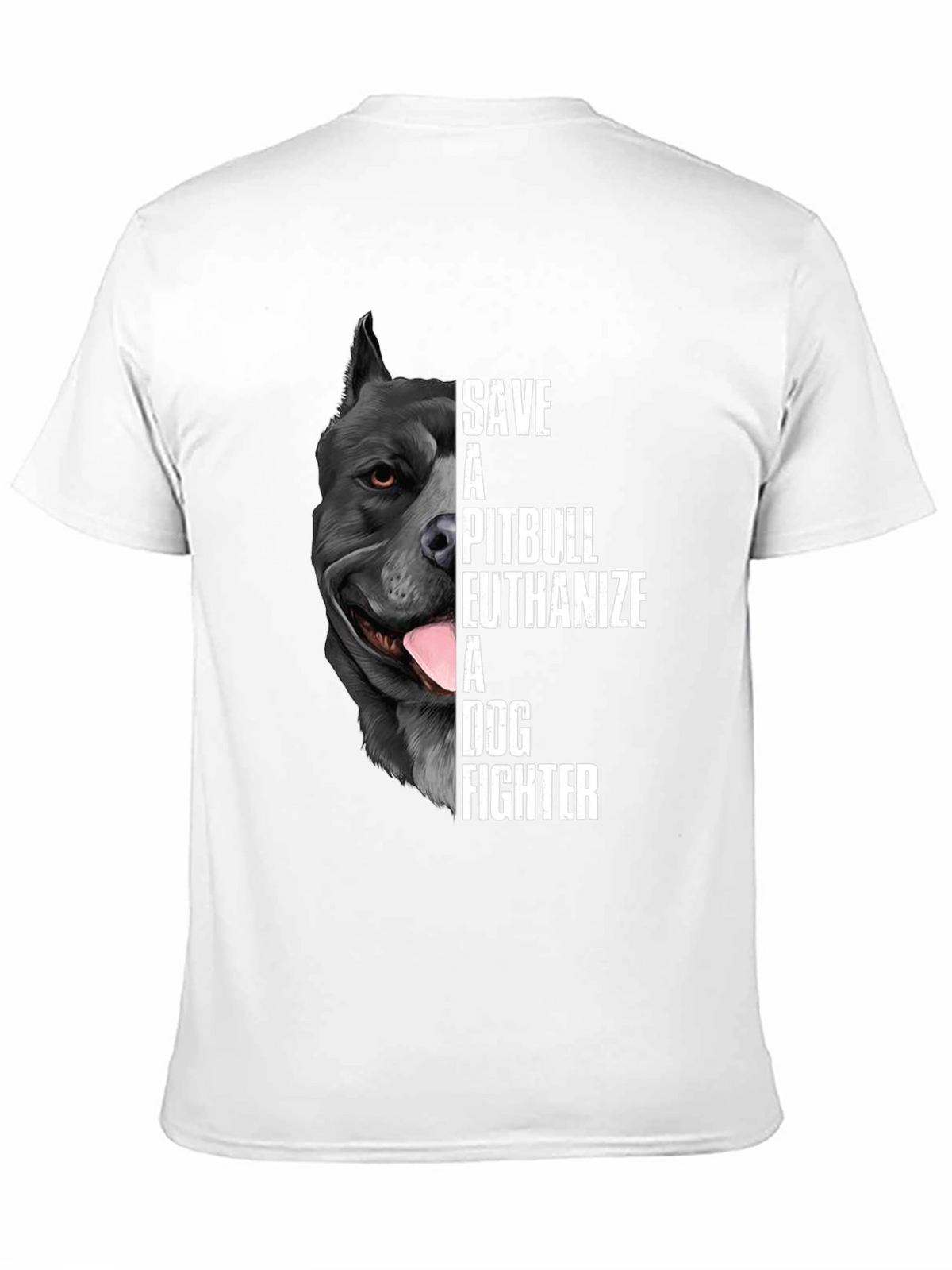Save a Pitbull T-Shirt Dog Lover Tee