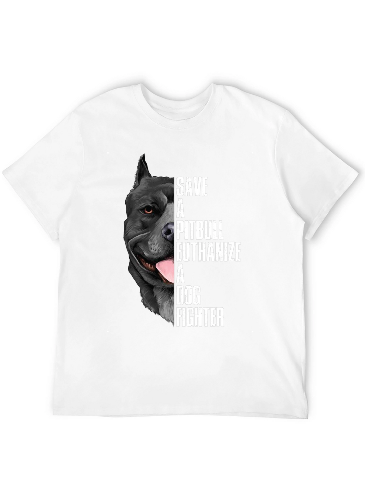 Save a Pitbull T-Shirt Dog Lover Tee