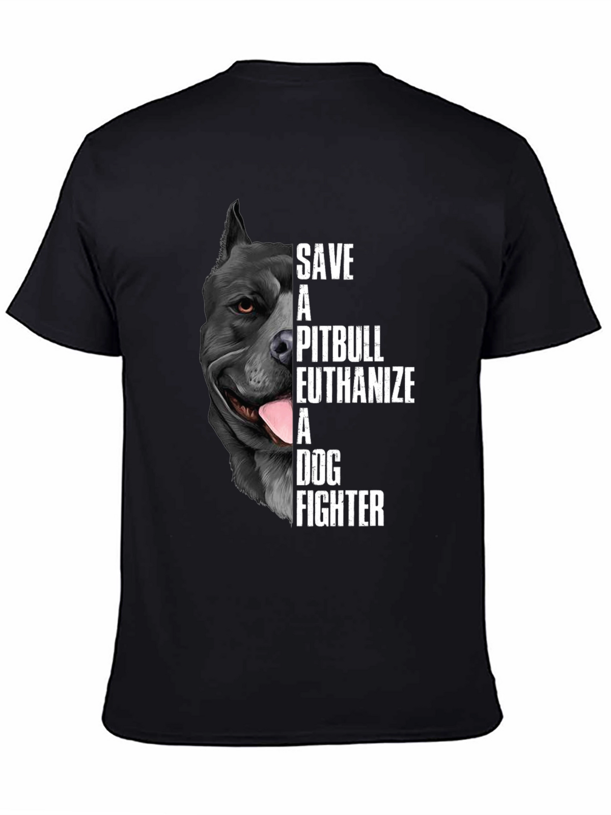 Save a Pitbull T-Shirt Dog Lover Tee