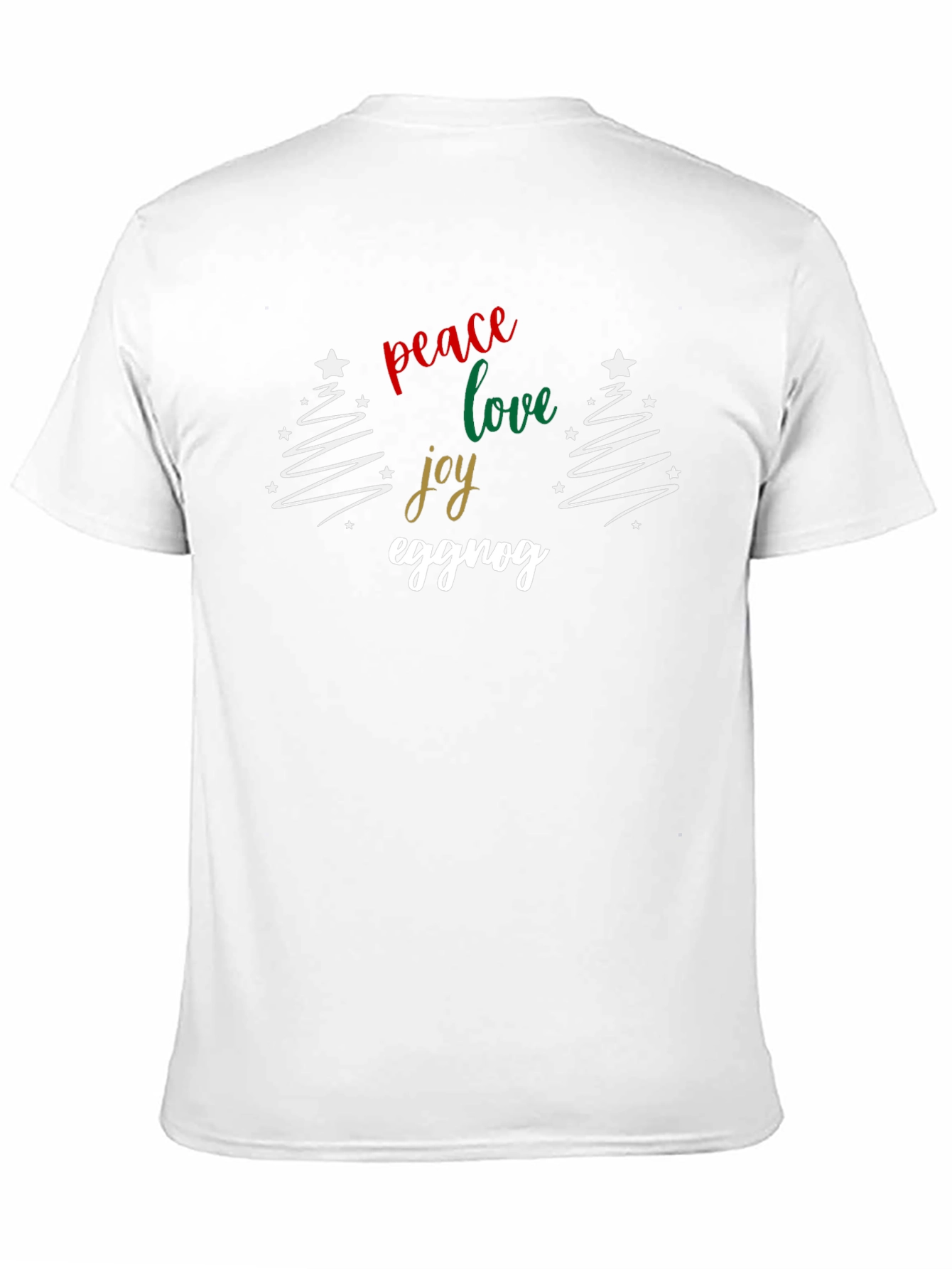 Peace Love Joy Eggnog Christmas Holiday T-Shirt