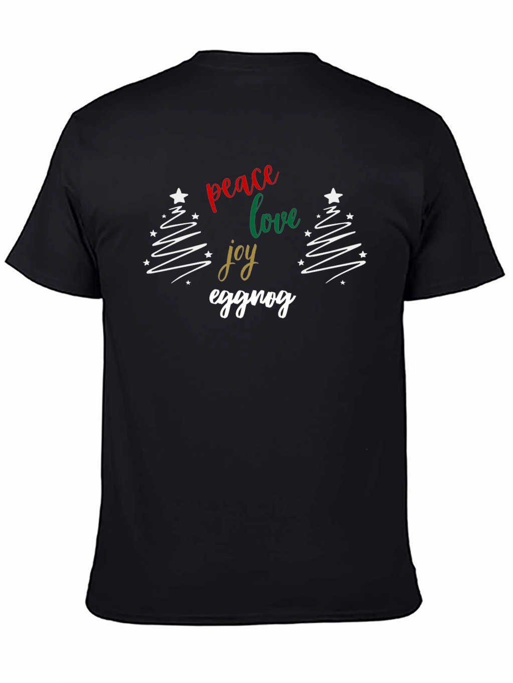 Peace Love Joy Eggnog Christmas Holiday T-Shirt