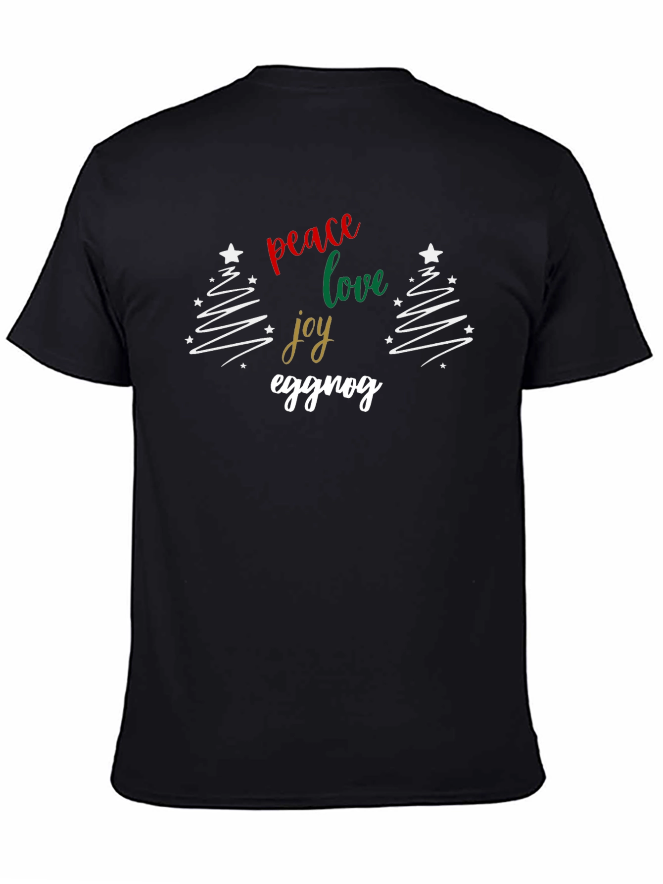 Peace Love Joy Eggnog Christmas Holiday T-Shirt