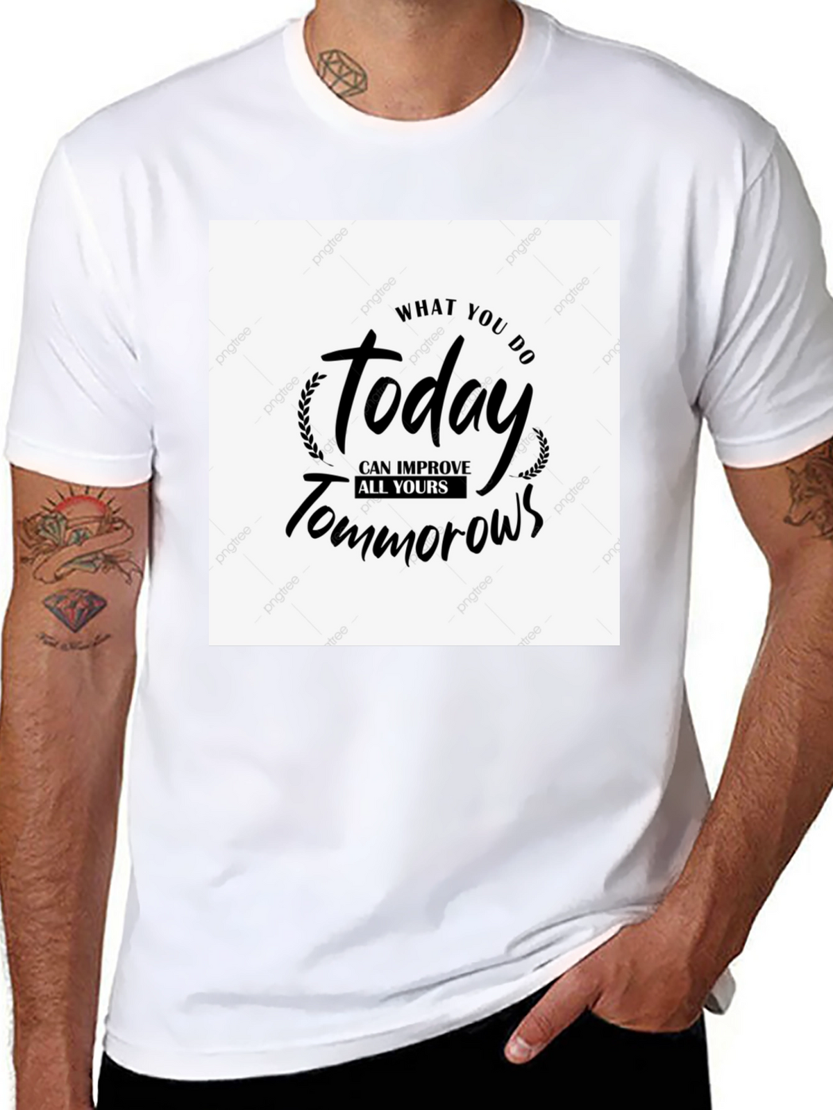Motivational T-Shirt - Today Improves Tomorrows