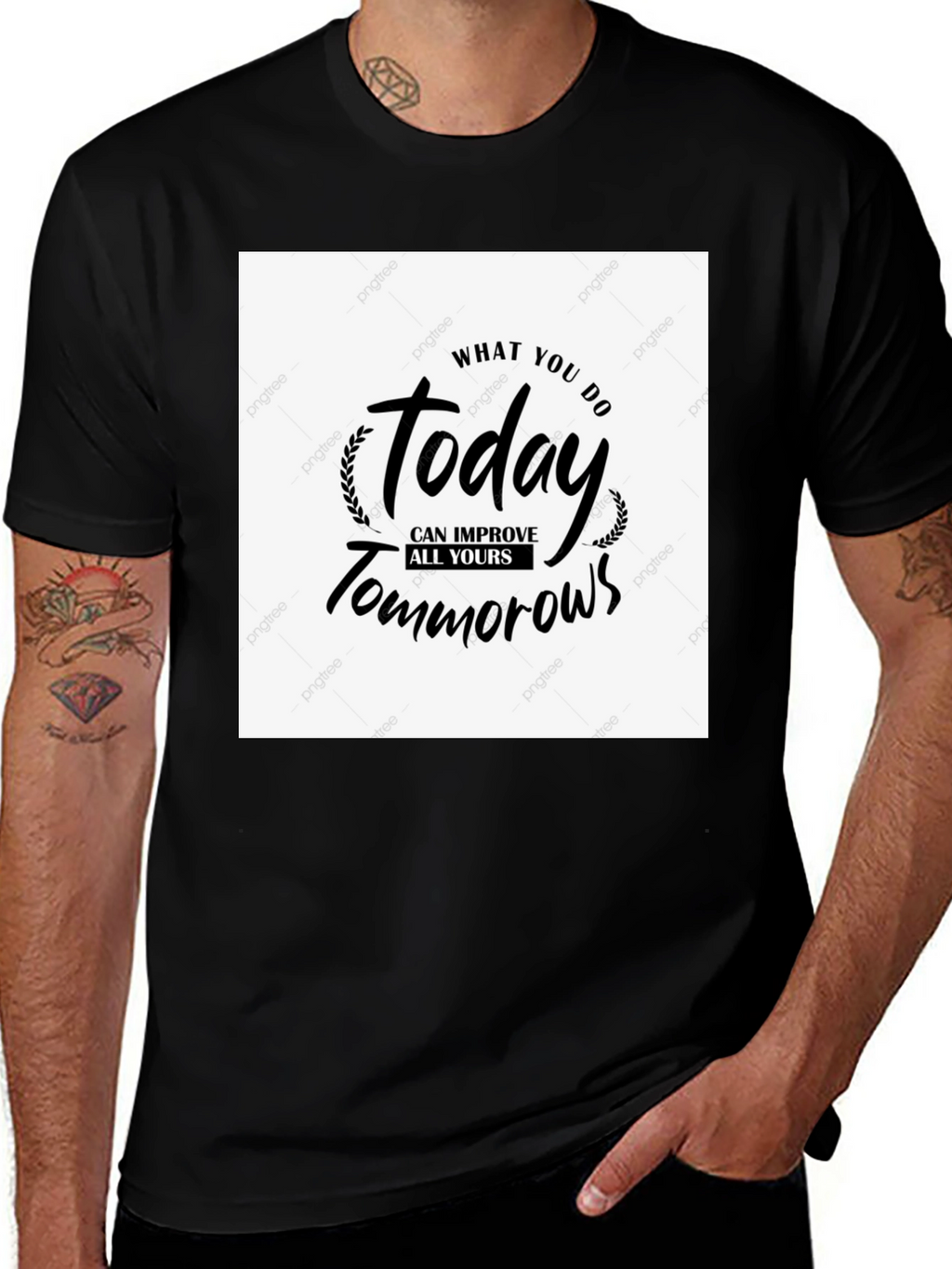 Motivational T-Shirt - Today Improves Tomorrows