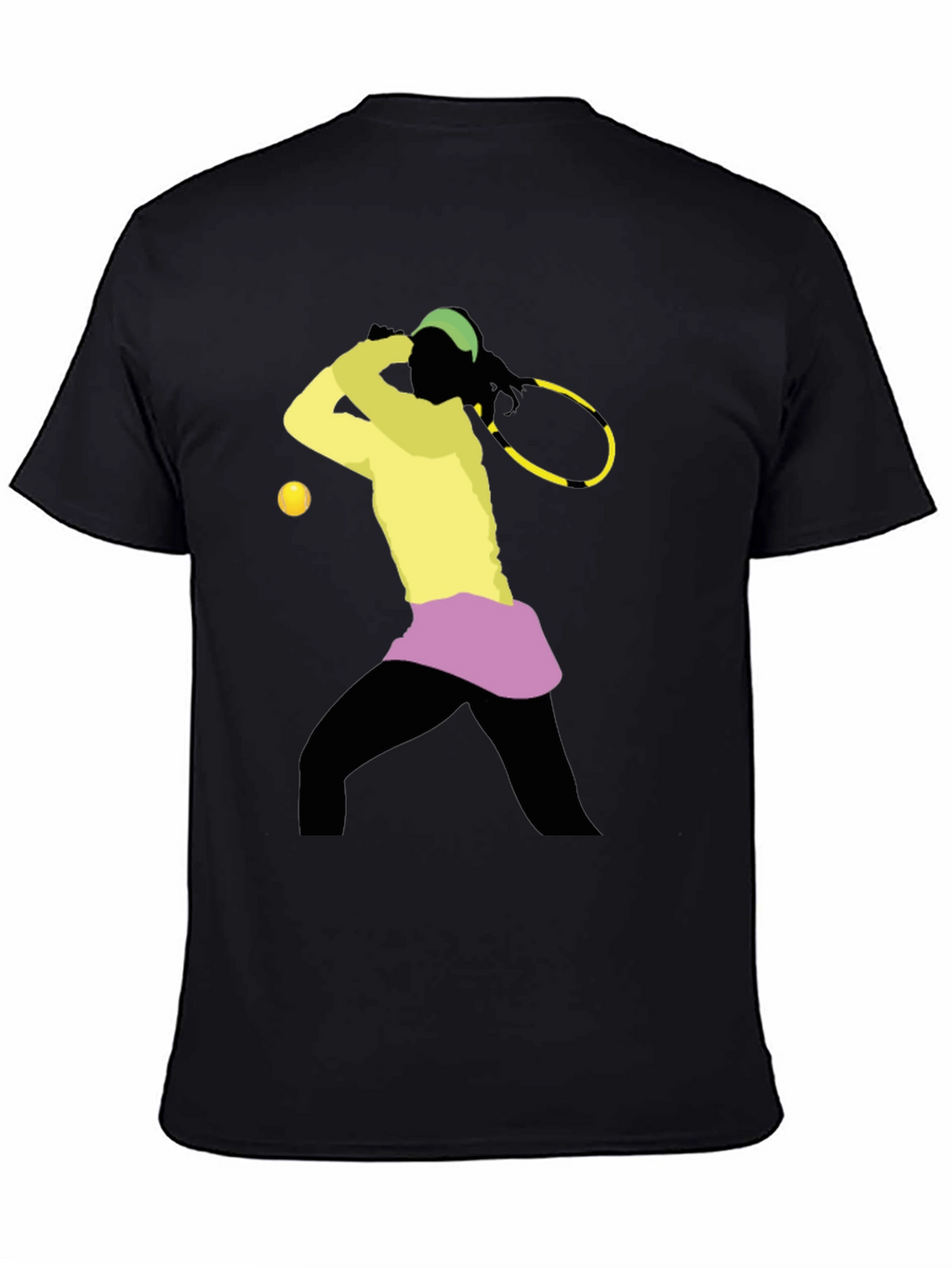 Tennis Player Graphic T-Shirt