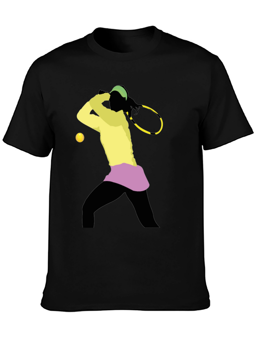 Tennis Player Graphic T-Shirt