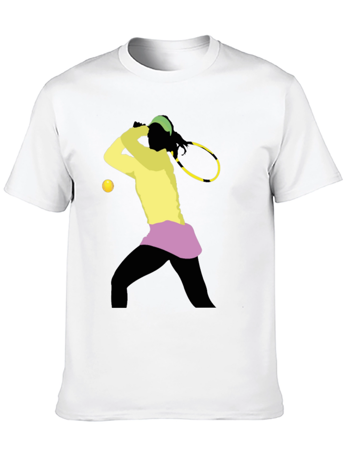 Tennis Player Graphic T-Shirt