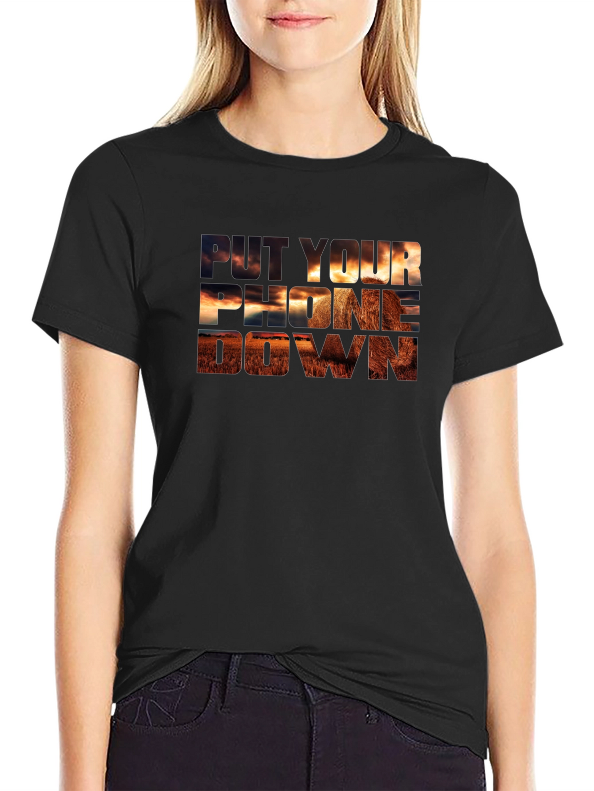 Put Your Phone Down Graphic Tee