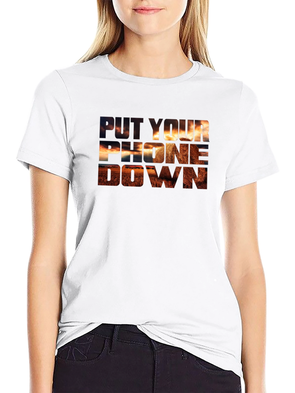 Put Your Phone Down Graphic Tee