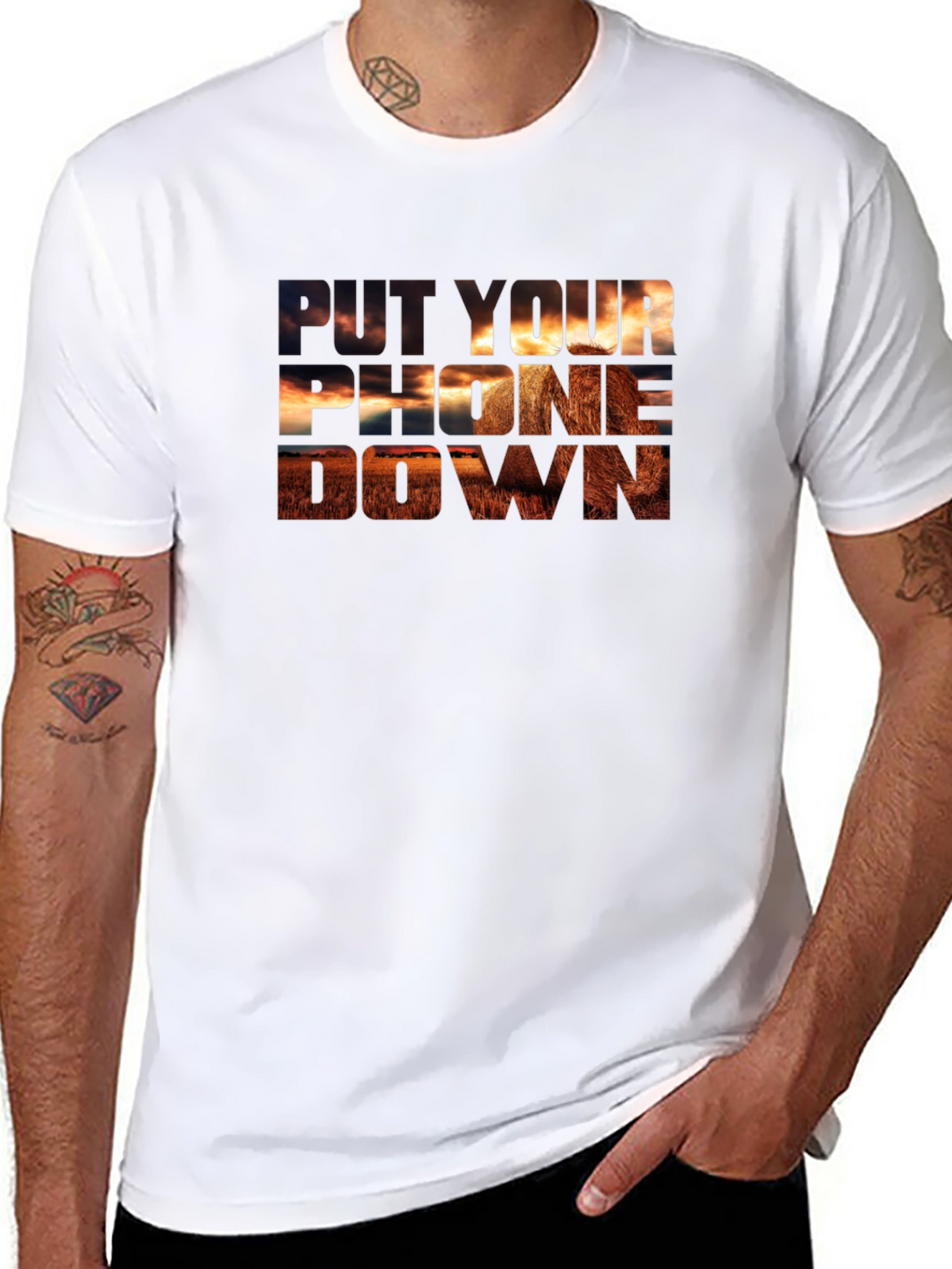 Put Your Phone Down Graphic Tee