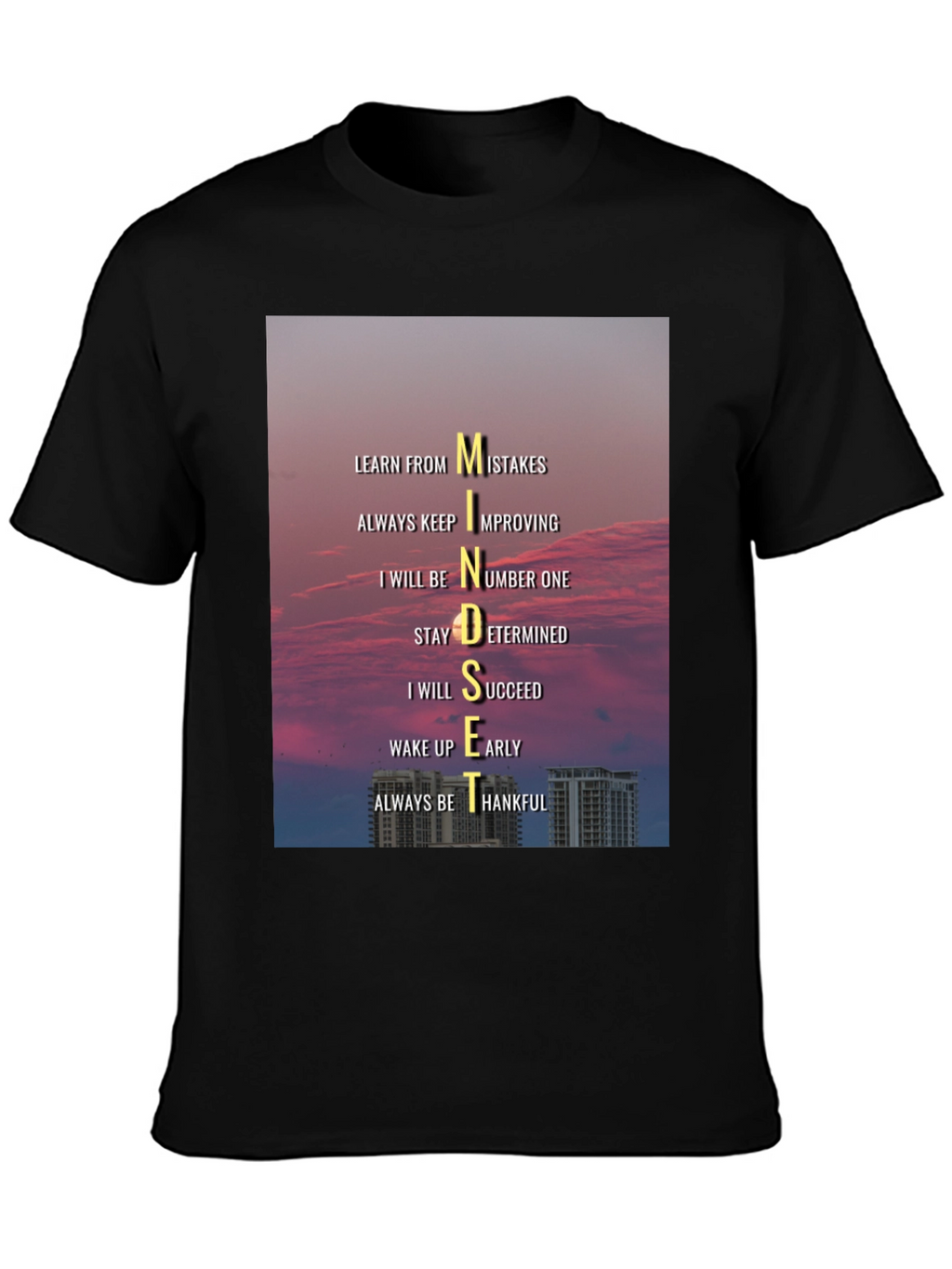 Mindset Motivational T-Shirt: Success Driven Design