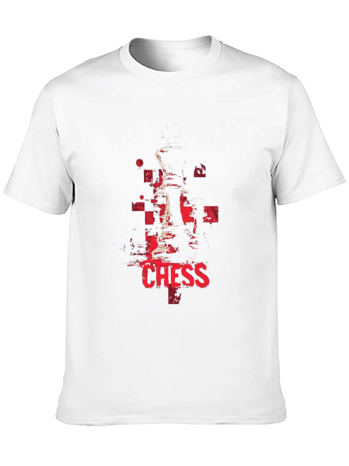 Chess Piece Graphic Black T-Shirt