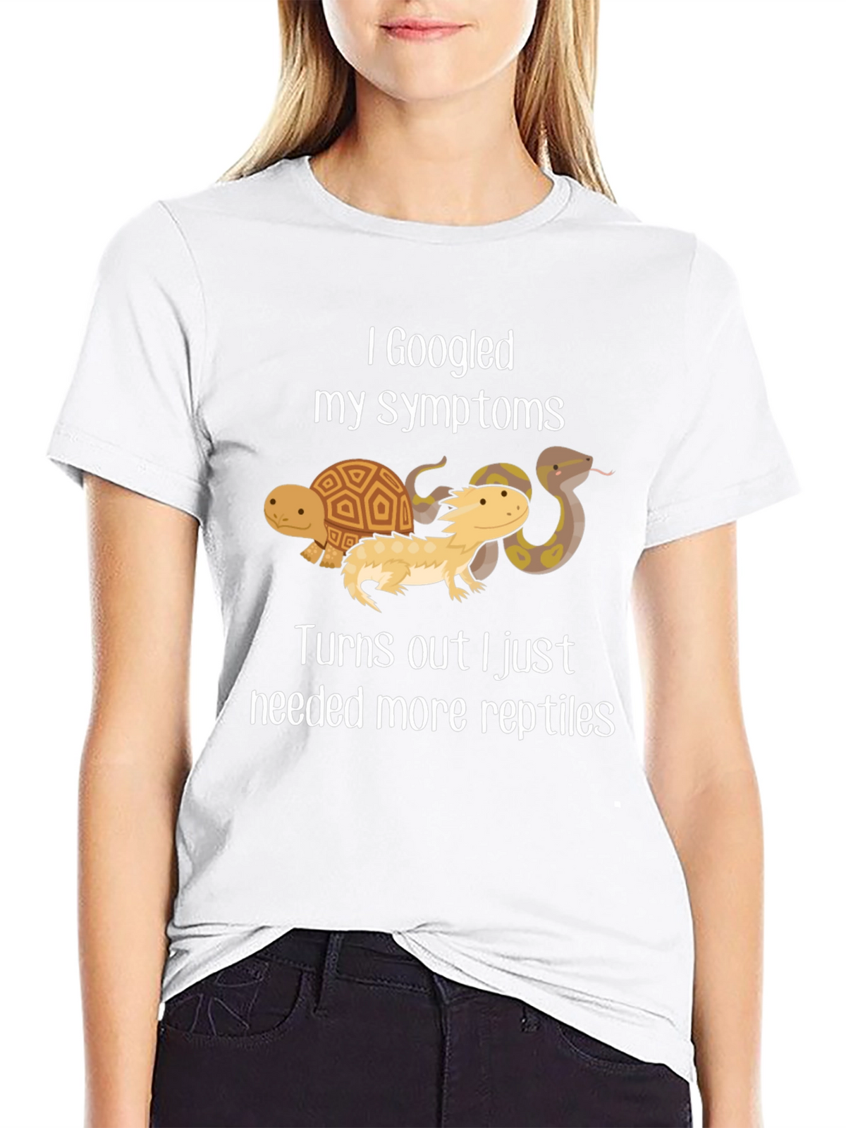 I Googled My Symptoms Reptile T-Shirt