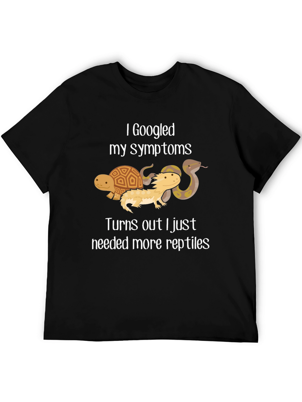 I Googled My Symptoms Reptile T-Shirt