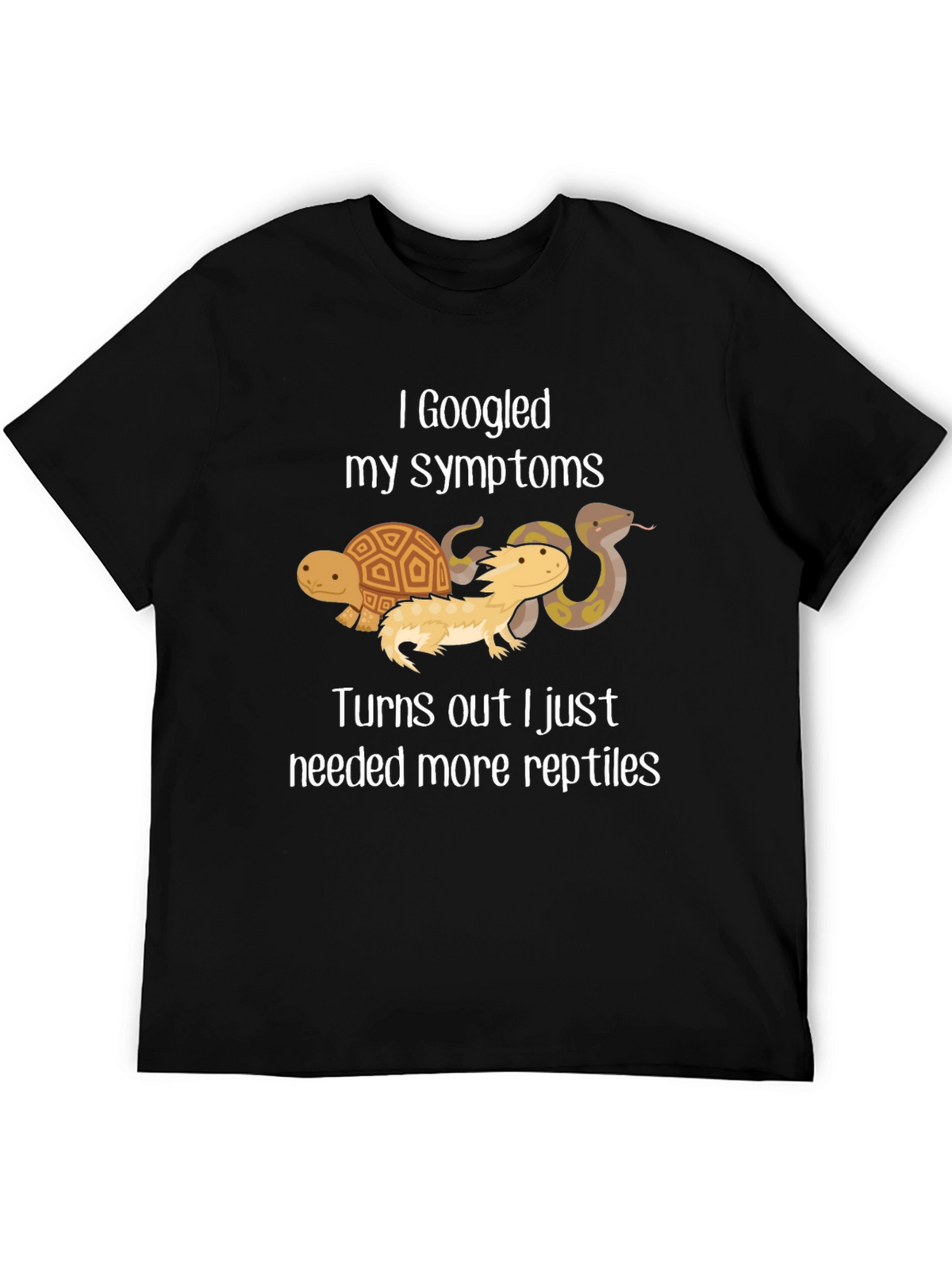 I Googled My Symptoms Reptile T-Shirt