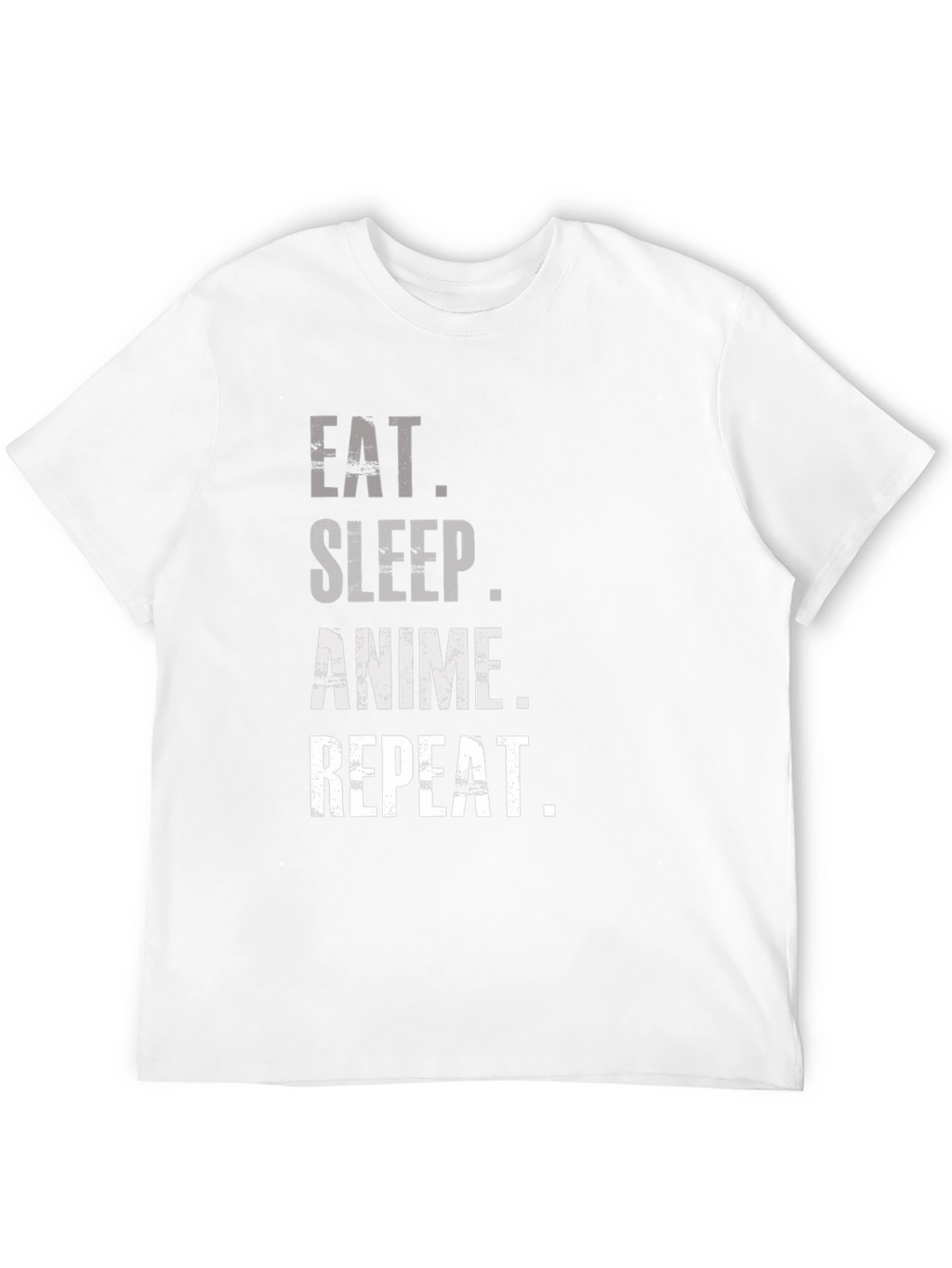 Eat Sleep Anime Repeat Graphic T-Shirt