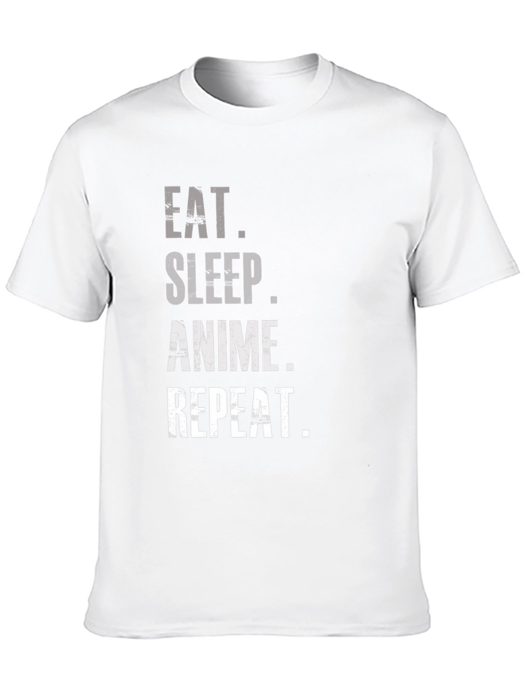 Eat Sleep Anime Repeat Graphic T-Shirt