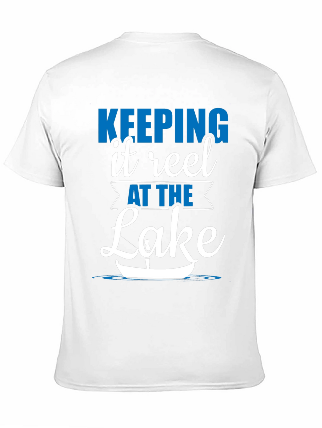 Keeping It Reel at the Lake Black T-Shirt