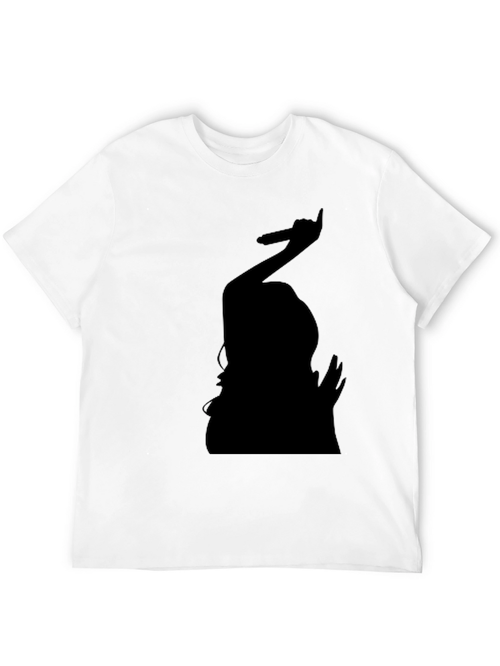 Silhouette Singer Graphic Tee
