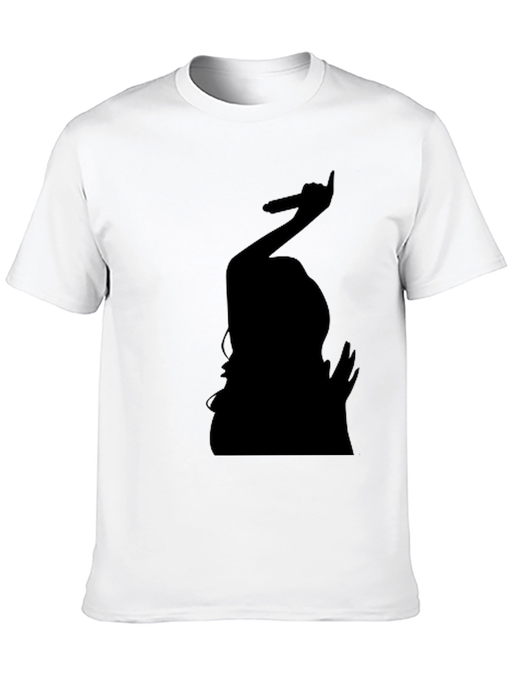 Silhouette Singer Graphic Tee