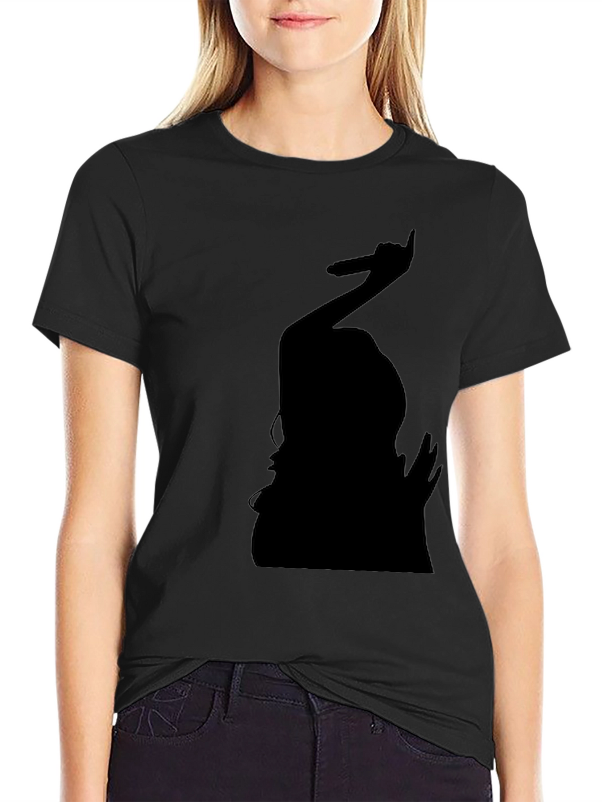 Silhouette Singer Graphic Tee