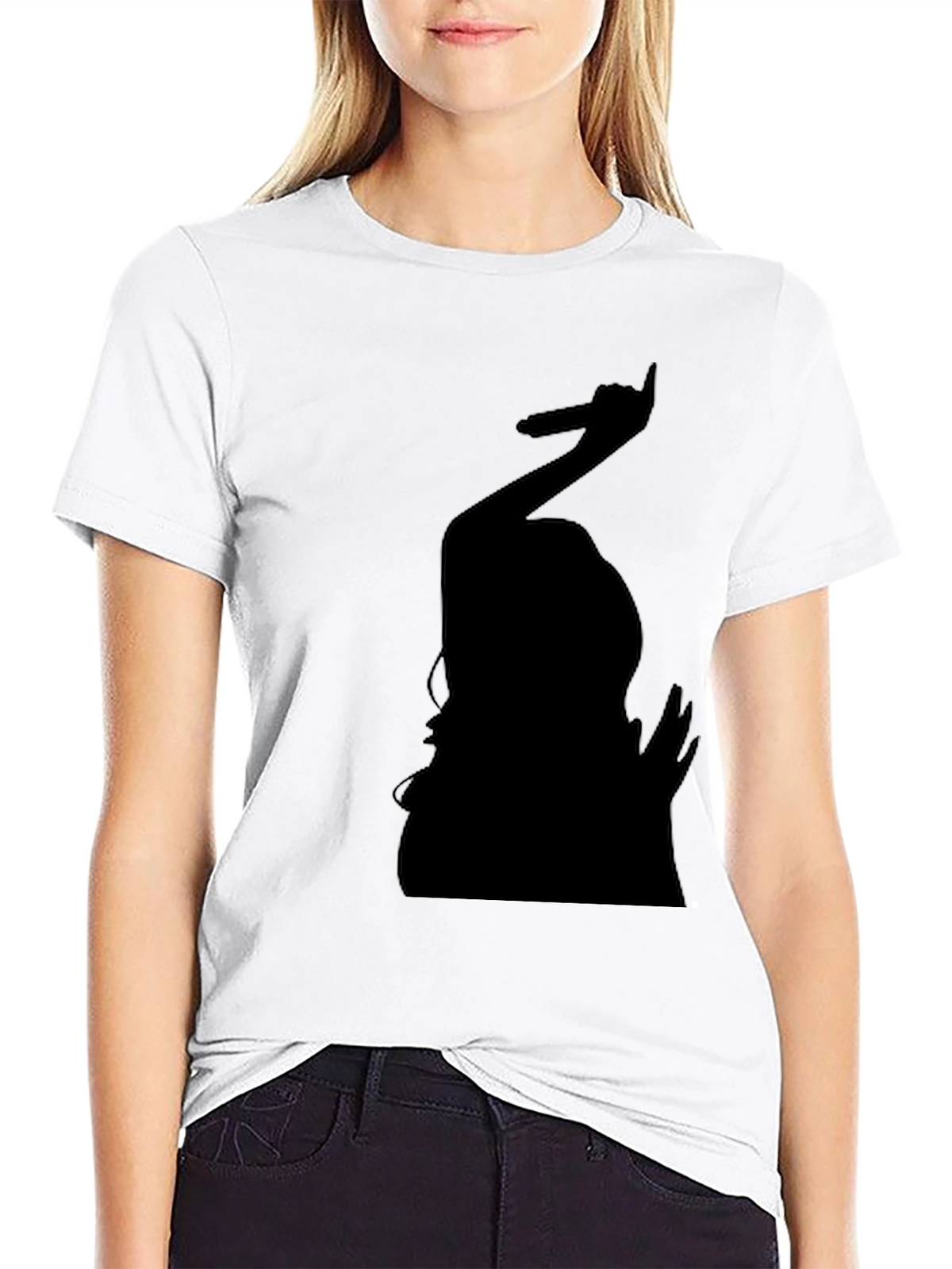 Silhouette Singer Graphic Tee