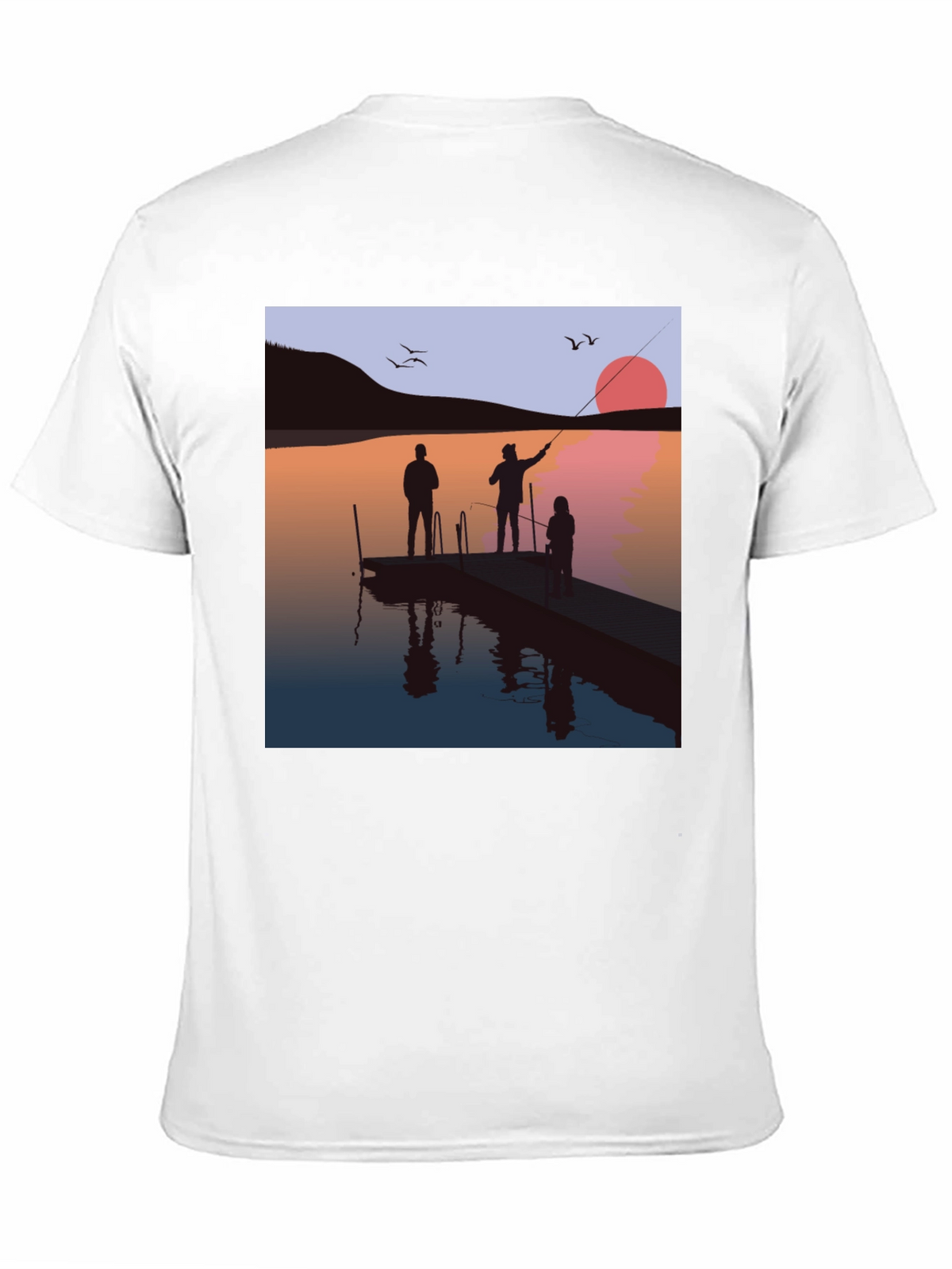 Sunset Fishing Trip Graphic Tee