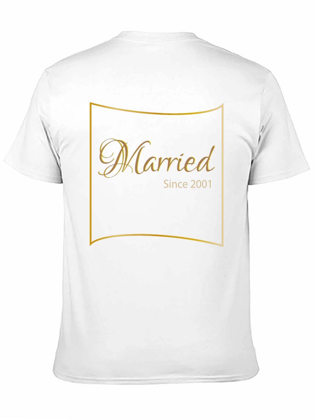Married Since 2001 Black T-Shirt