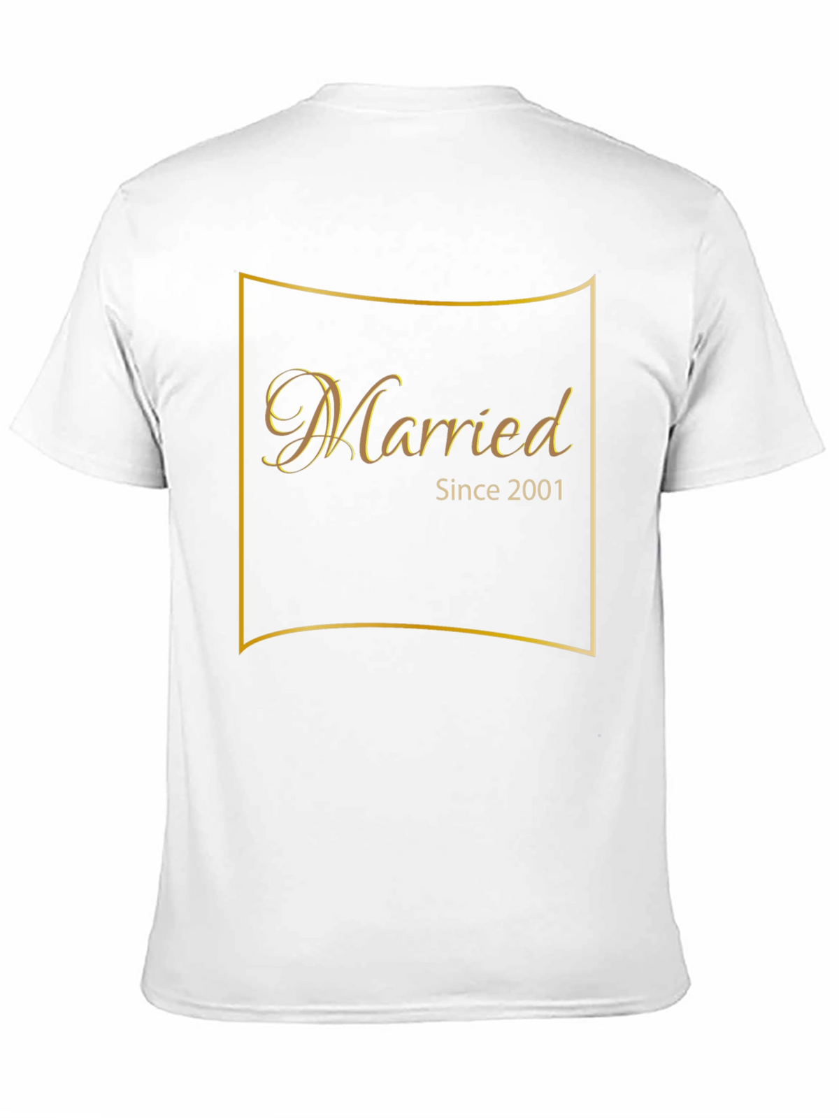 Married Since 2001 Black T-Shirt