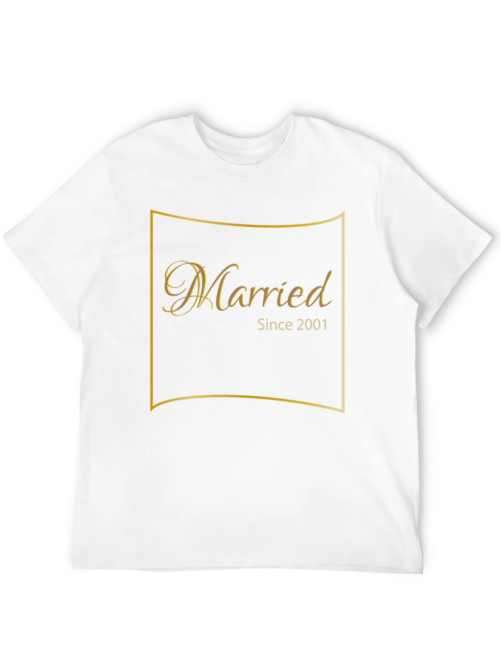 Married Since 2001 Black T-Shirt