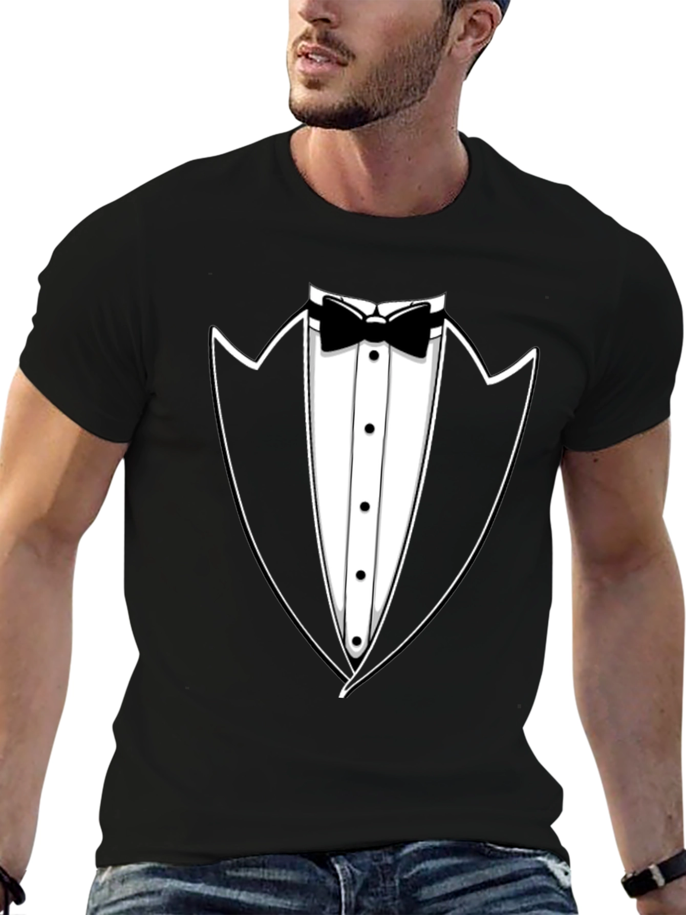 Tuxedo T-Shirt - Fun & Formal Black Tee