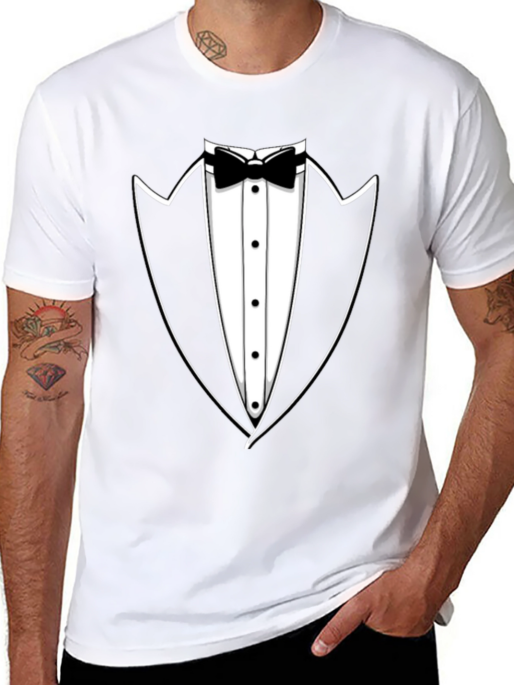 Tuxedo T-Shirt - Fun & Formal Black Tee