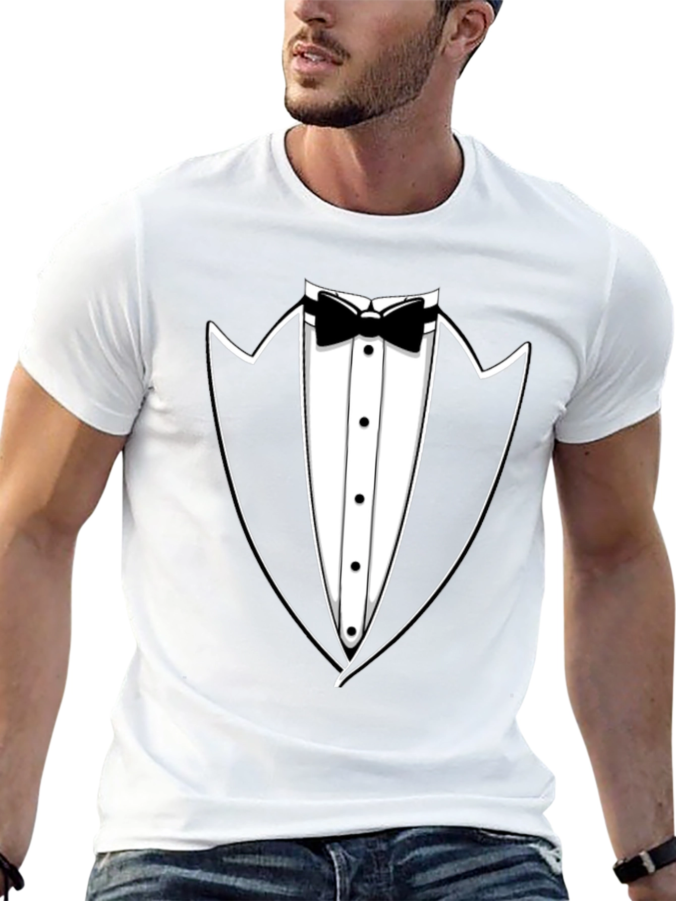 Tuxedo T-Shirt - Fun & Formal Black Tee