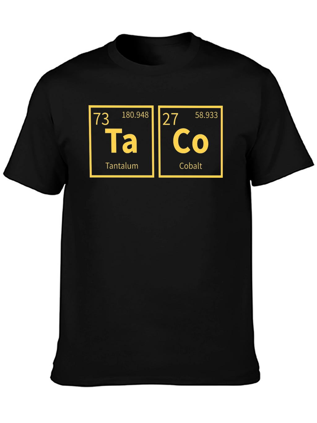 Taco Elements T-Shirt - Chemistry Pun Tee