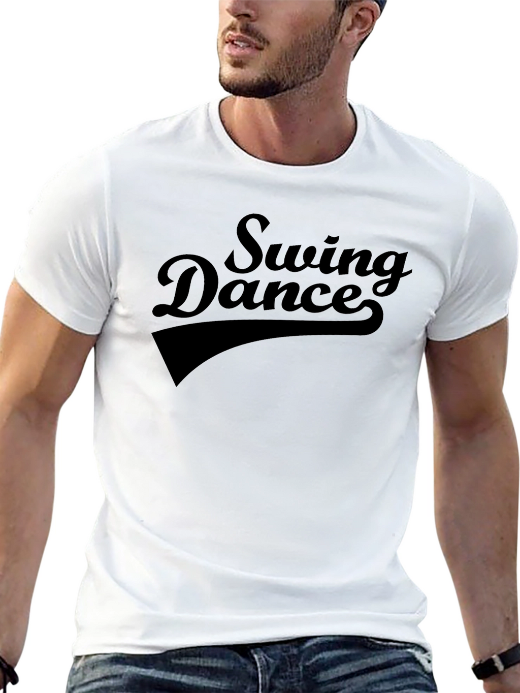 Swing Dance Graphic T-Shirt - Retro Style