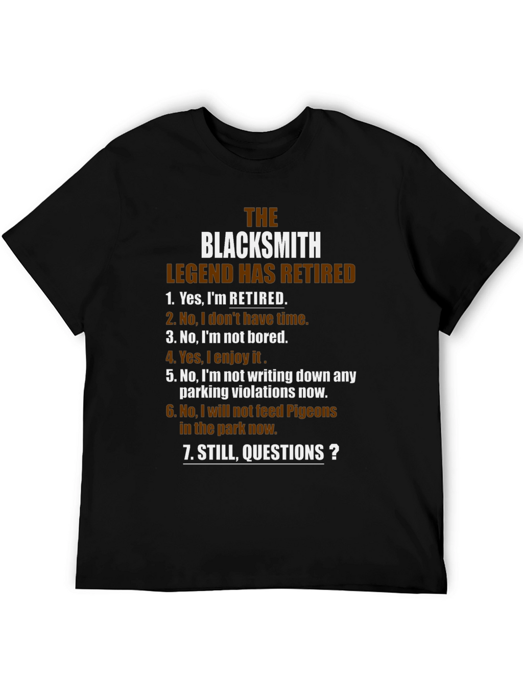 Retired Blacksmith Legend Graphic Tee