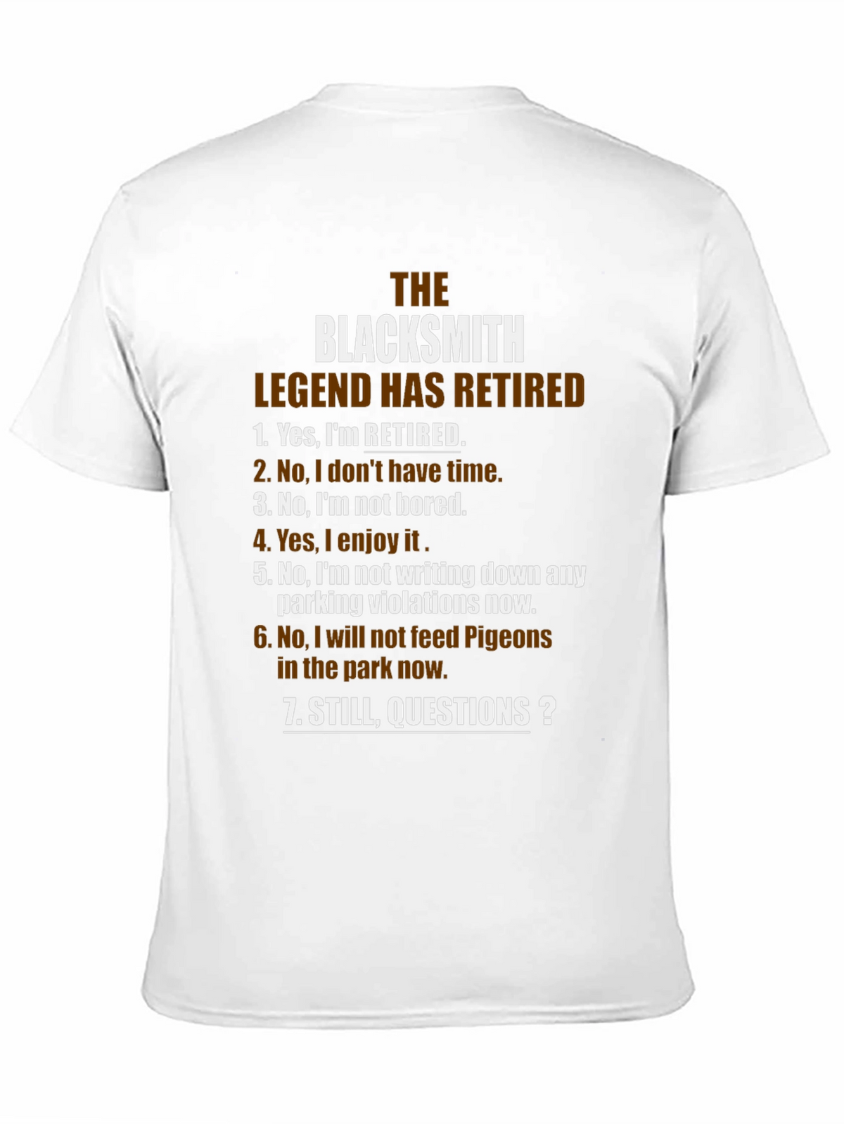 Retired Blacksmith Legend Graphic Tee
