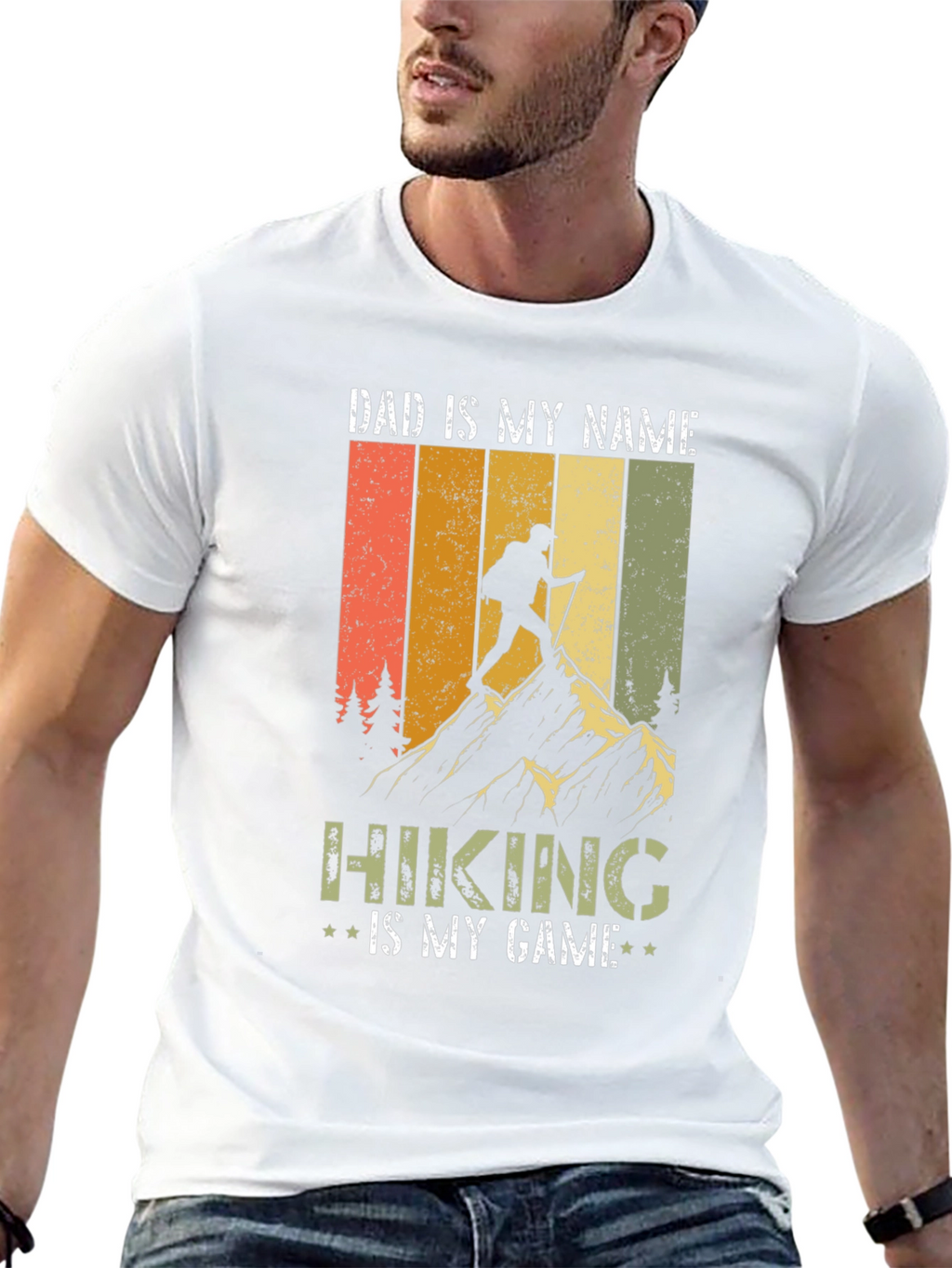 Dad is My Name Hiking is My Game T-Shirt