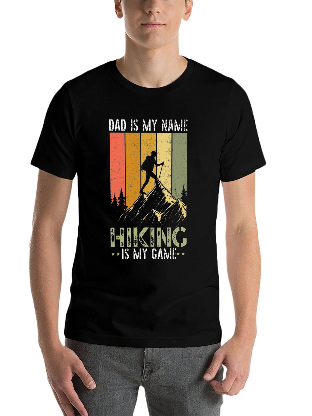 Dad is My Name Hiking is My Game T-Shirt