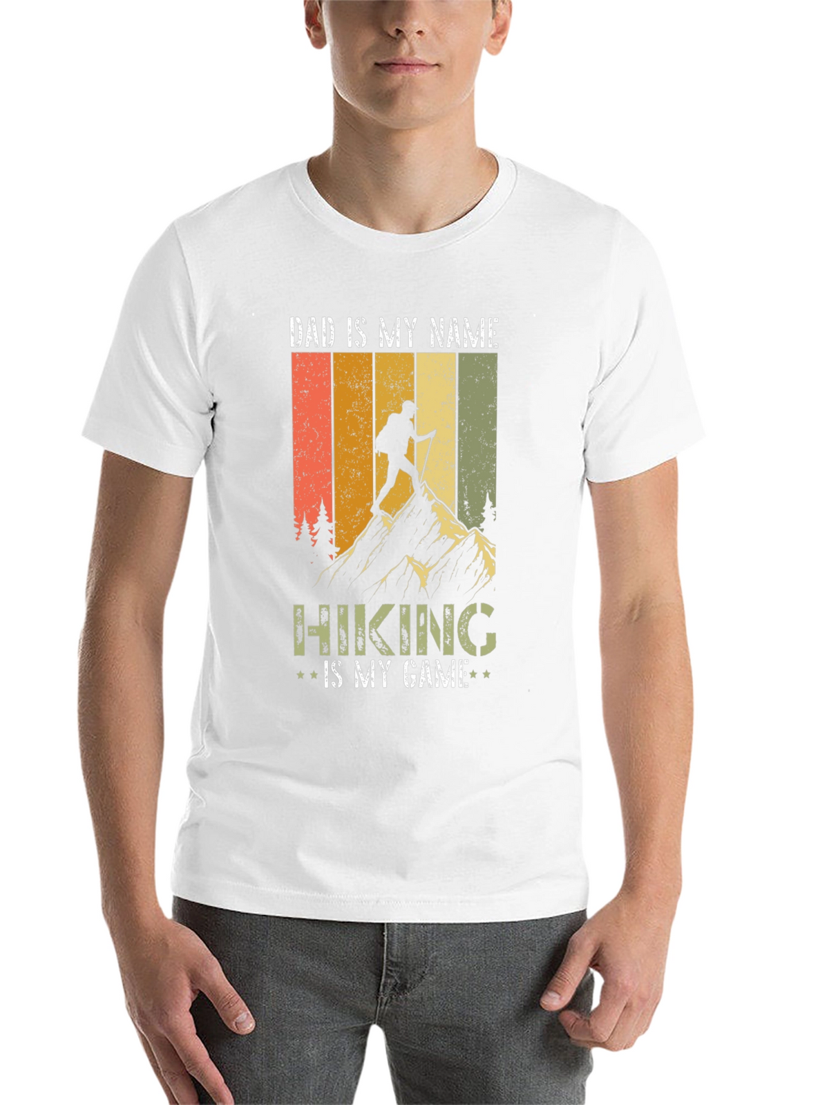 Dad is My Name Hiking is My Game T-Shirt