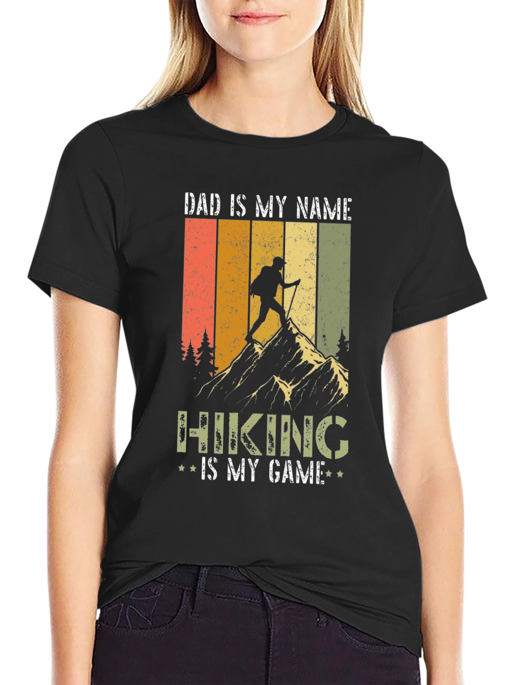 Dad is My Name Hiking is My Game T-Shirt