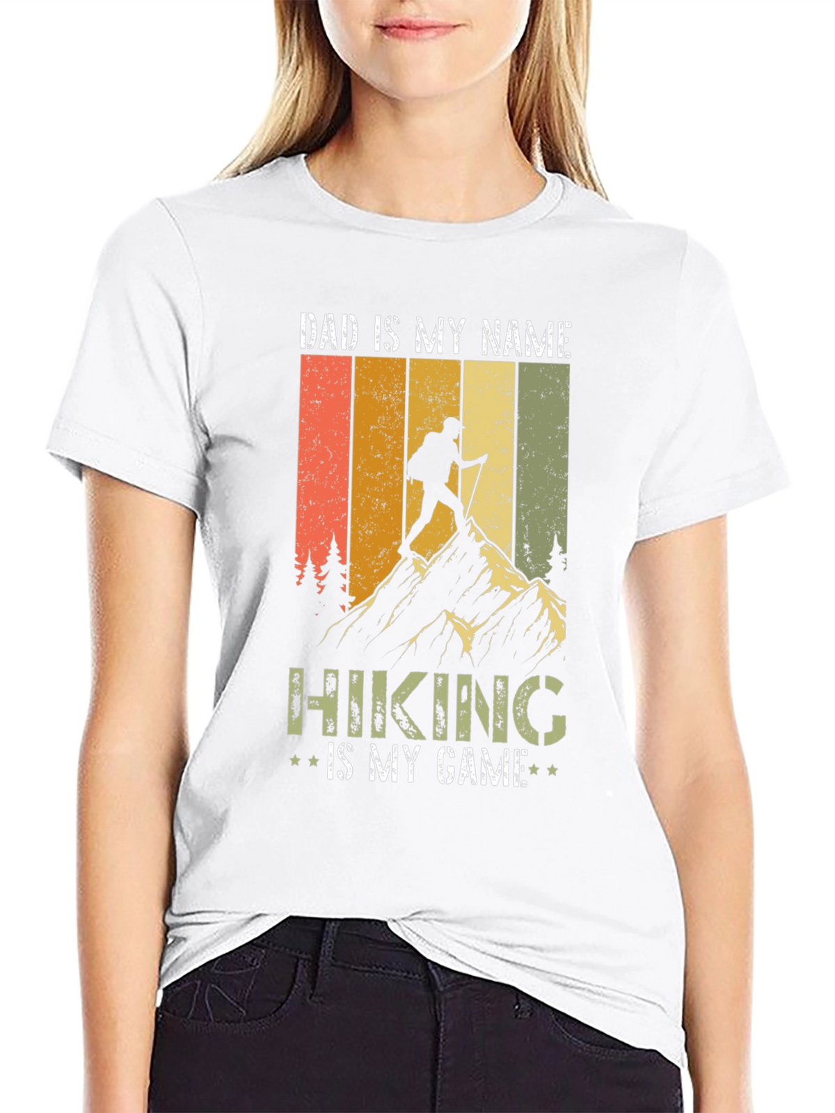 Dad is My Name Hiking is My Game T-Shirt