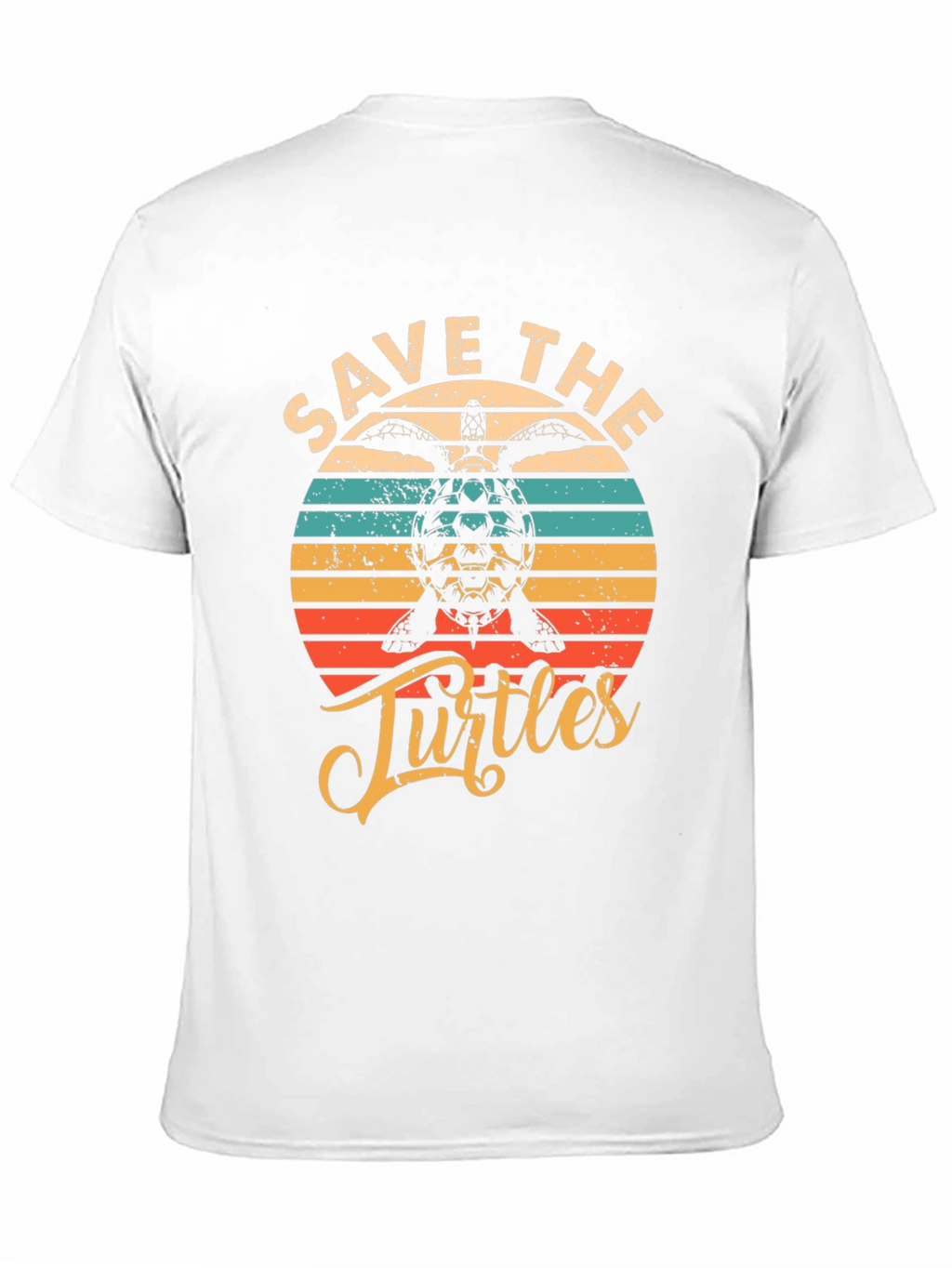 Save the Turtles Graphic Tee - Retro Style