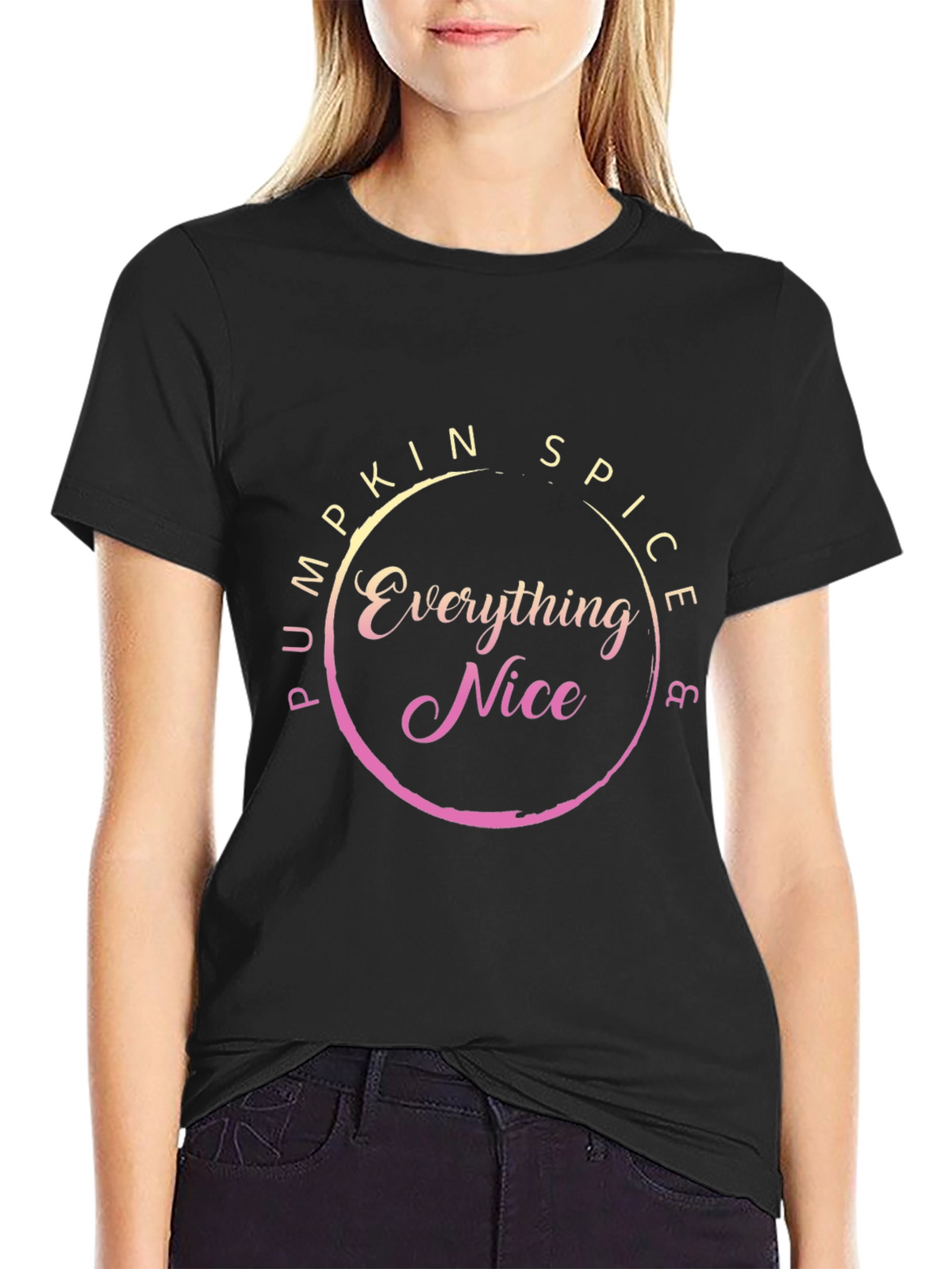 Pumpkin Spice & Everything Nice T-Shirt - Fall Fashion