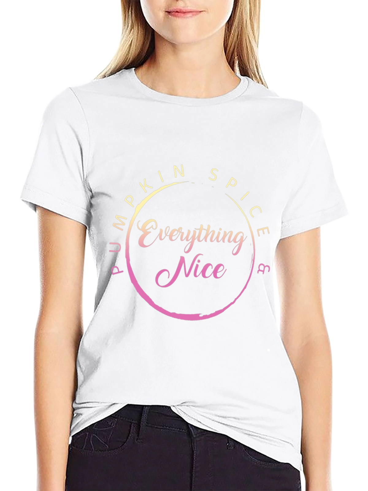 Pumpkin Spice & Everything Nice T-Shirt - Fall Fashion