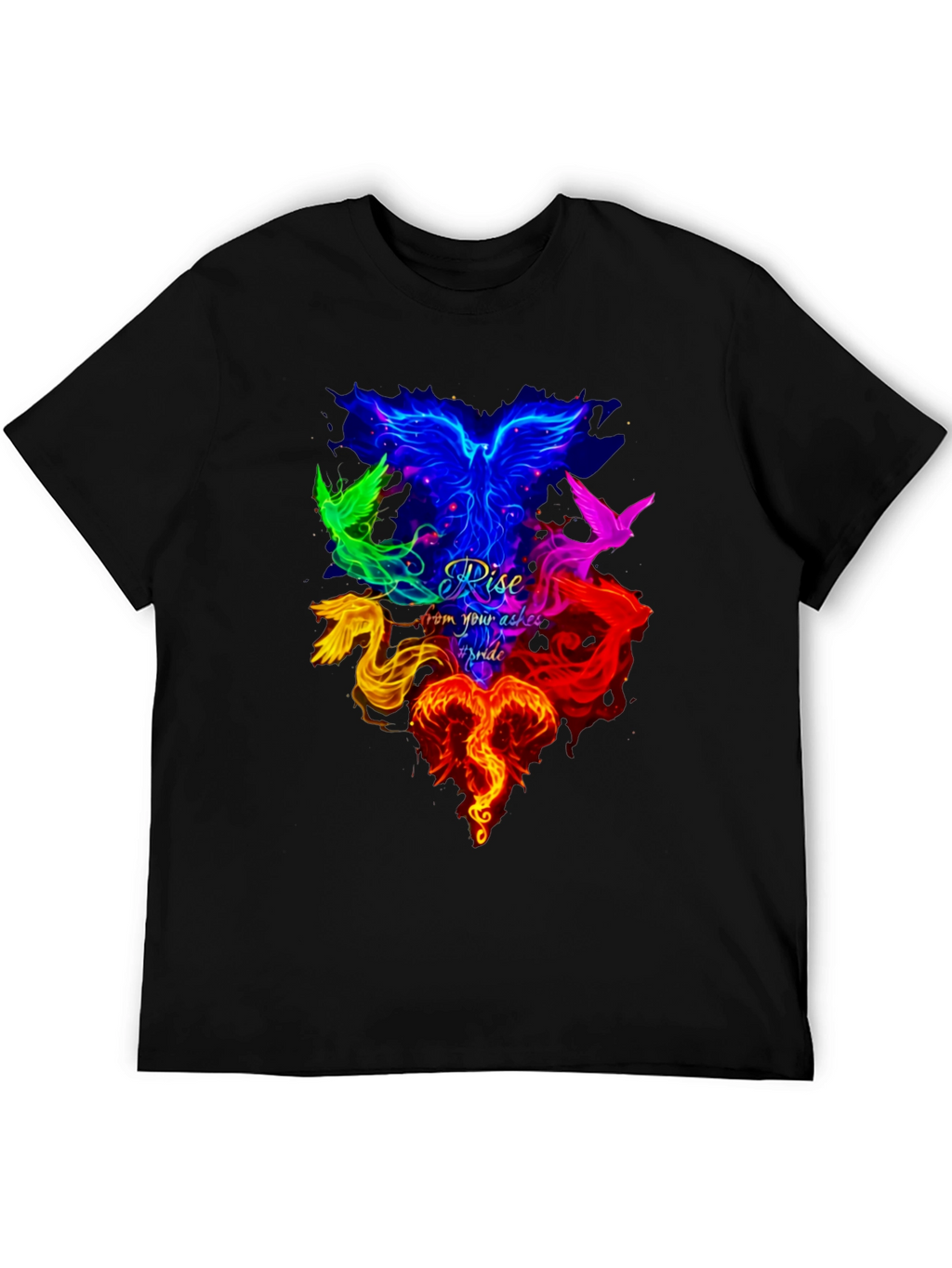 Rise From Your Ashes Pride Phoenix T-Shirt