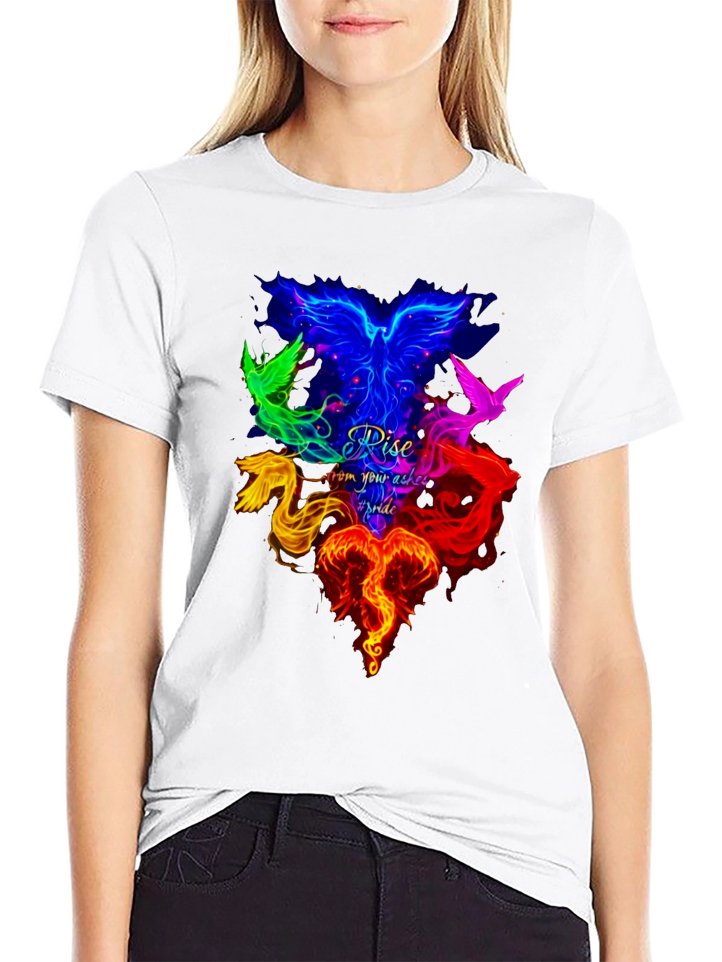Rise From Your Ashes Pride Phoenix T-Shirt