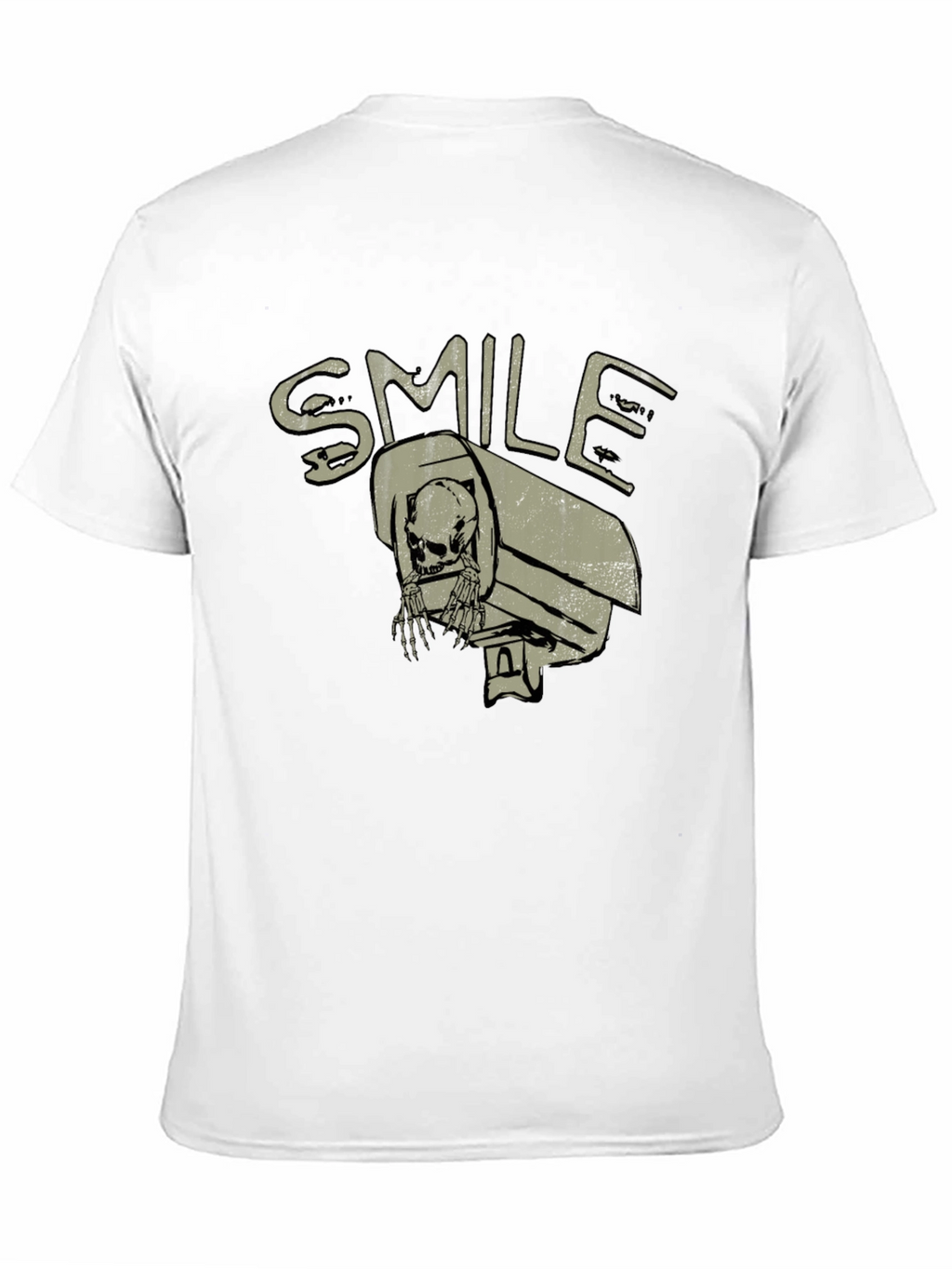 Smile Surveillance T-Shirt - Skeleton in Camera