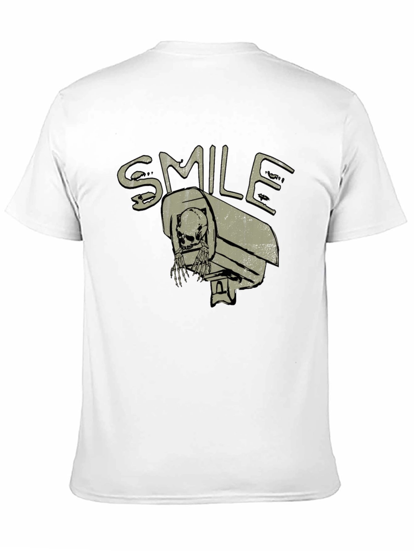 Smile Surveillance T-Shirt - Skeleton in Camera