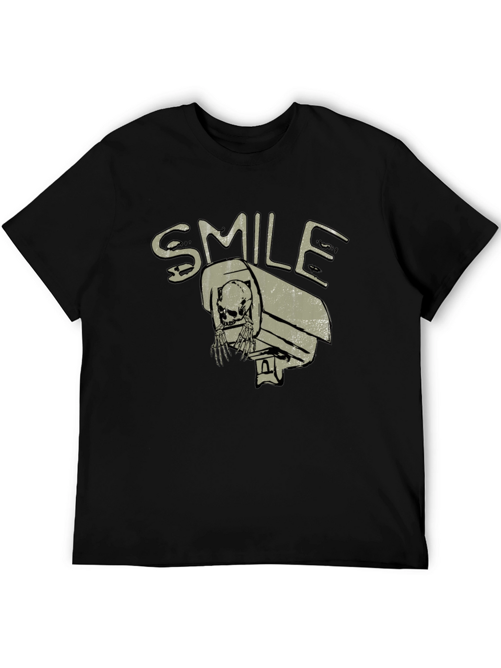 Smile Surveillance T-Shirt - Skeleton in Camera